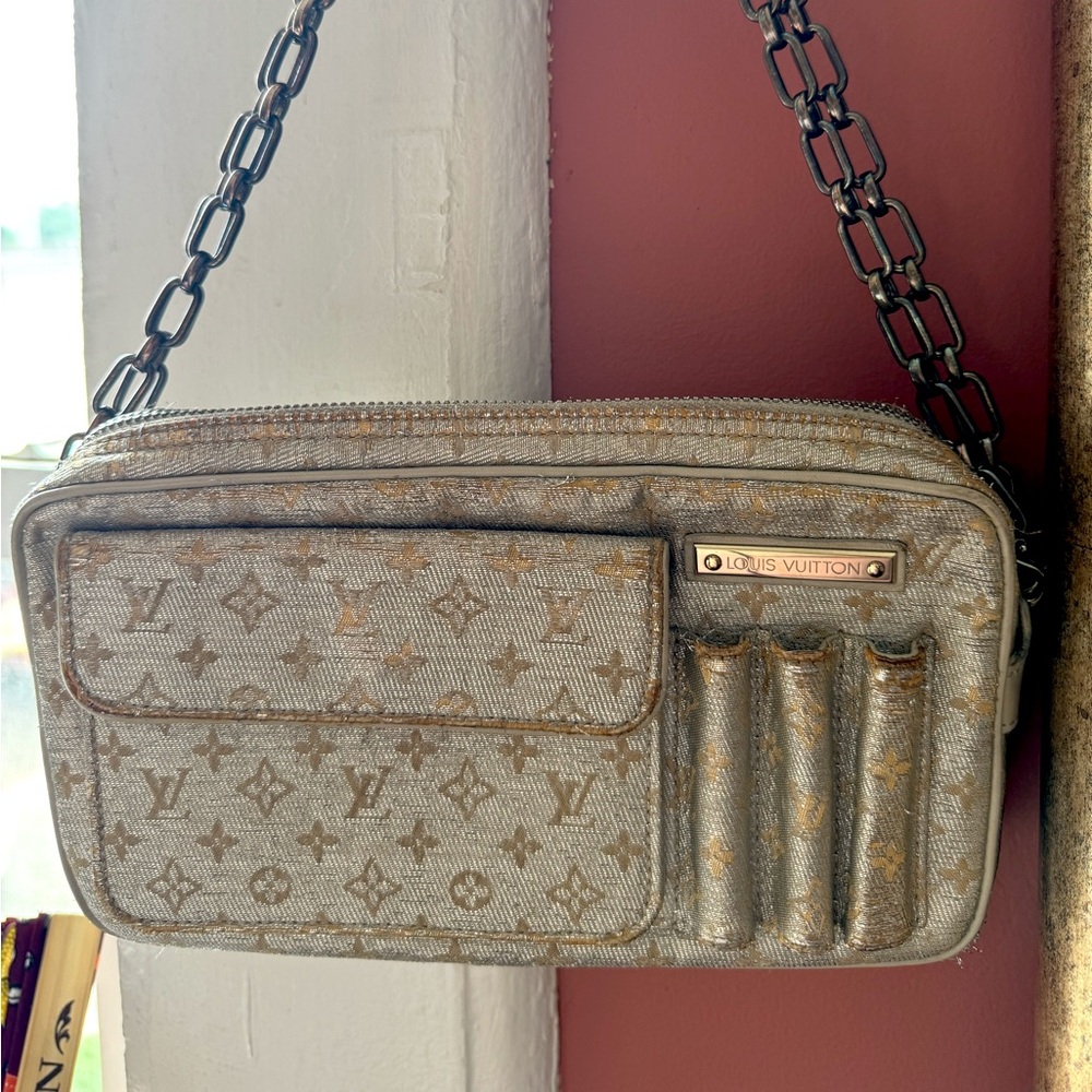 LOUIS VUITTON VINTAGE PURSE GOLD MCKENNA PARTY BAG  LIMITED EDITION
